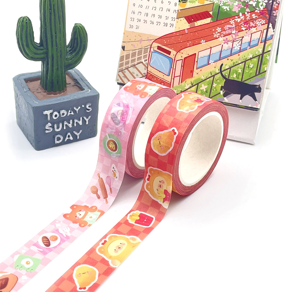 Wholesale Personalise Design Printing Decorative Adhesive Tape Washi Tape