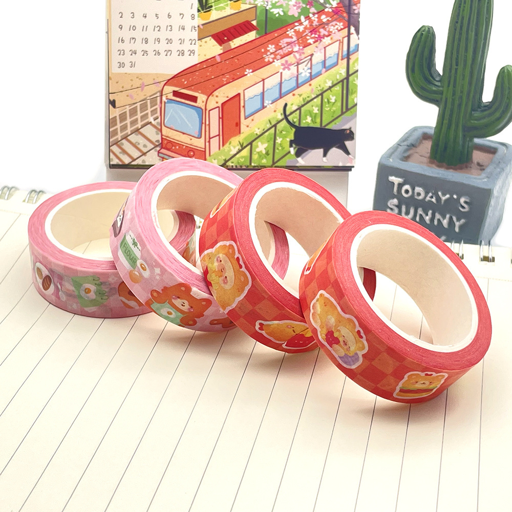 Wholesale Personalise Design Printing Decorative Adhesive Tape Washi Tape