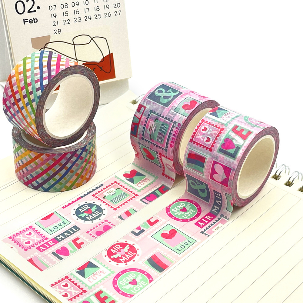 Wholesale Personalise Design Printing Decorative Adhesive Tape Washi Tape