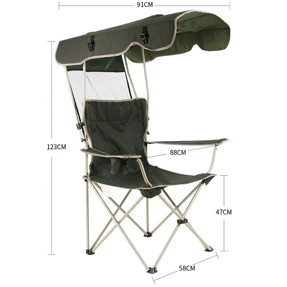 Folding Beach Chair Foldable Low Seat Chair Outdoor Portable Camping Chair