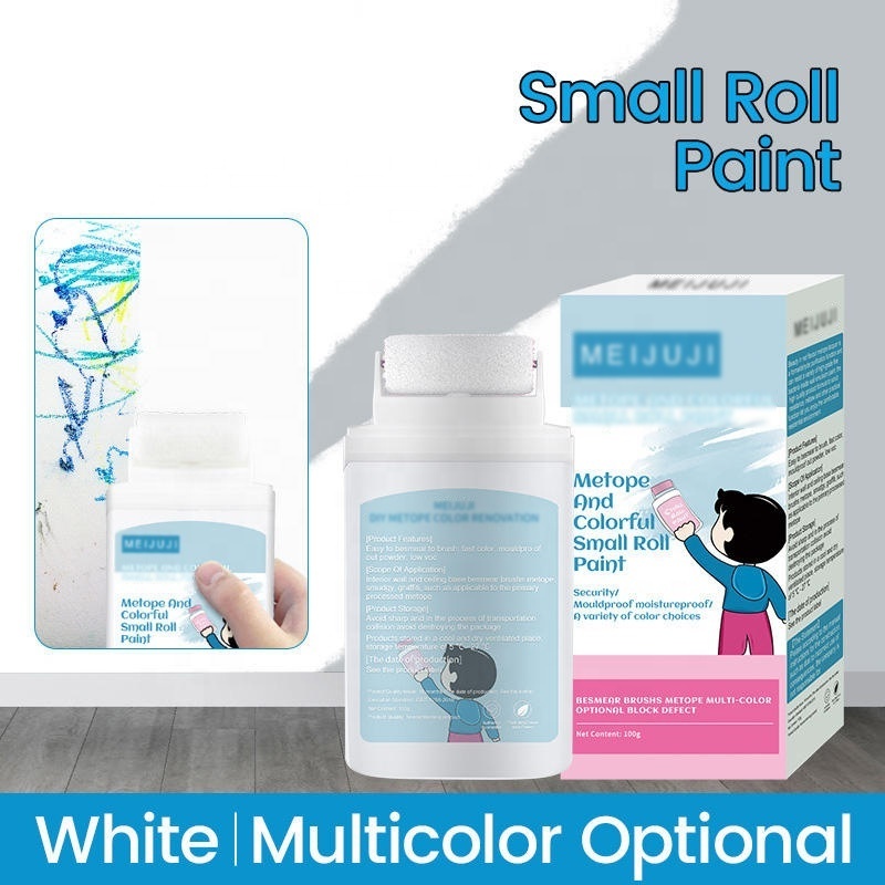 Wholesale Factory Supply High Quality Mini Rolling Brush Drywall Cleaning Paste Non-toxtic Wall Latex Paint Repair Cream