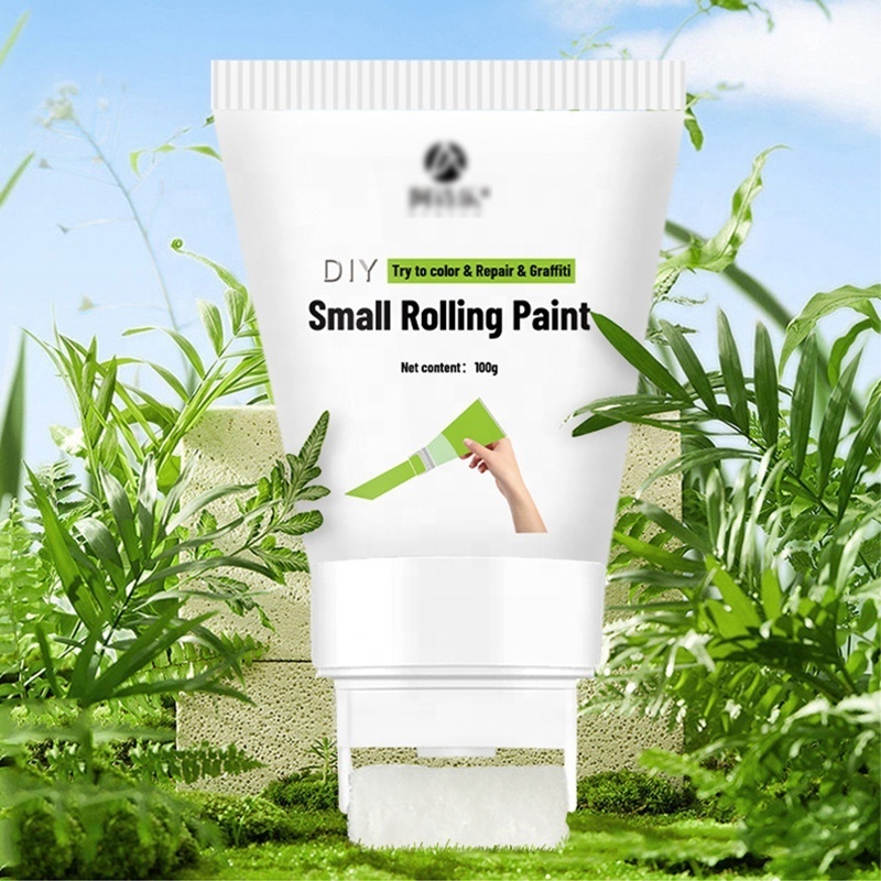 Small Rolling Paint Indoor Wall Renovation Change Color Water Repair Decontamination Artifact White Latex Paint