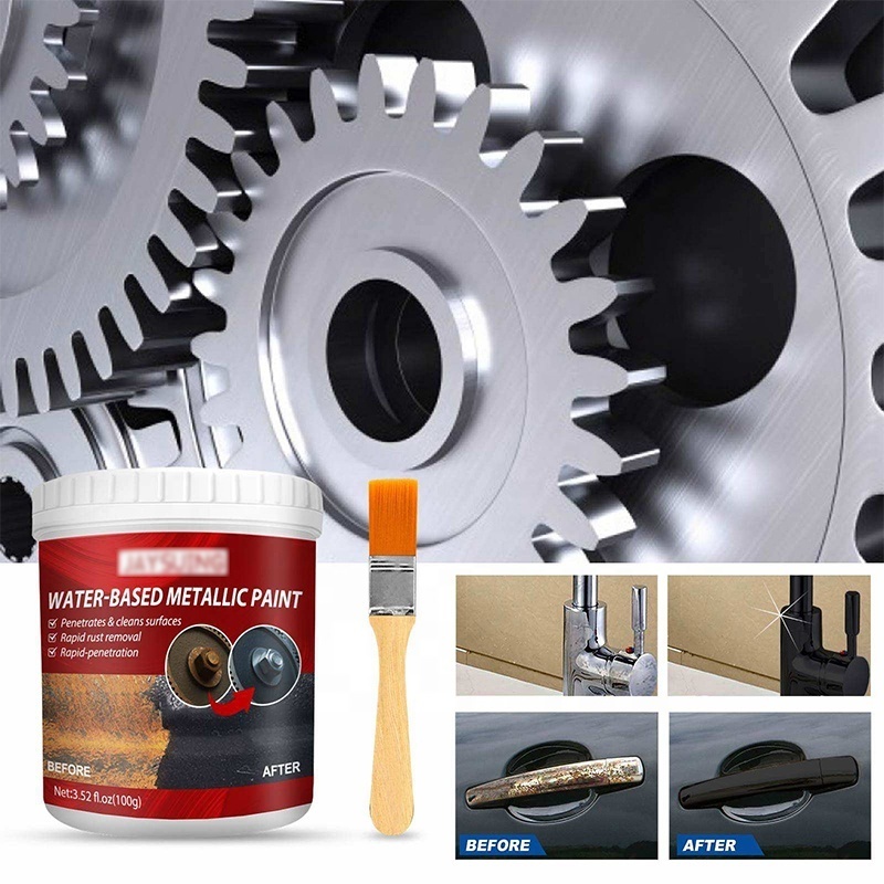 Long lasting maintenance inhibitor deruster water-Based metallic paint anti-rust primer metal surface rust remover derusting