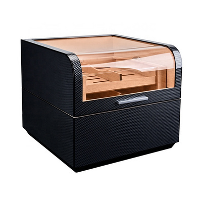 Luxury Design High Quality Cedar Cigar Wooden Humidor Box Wholesale