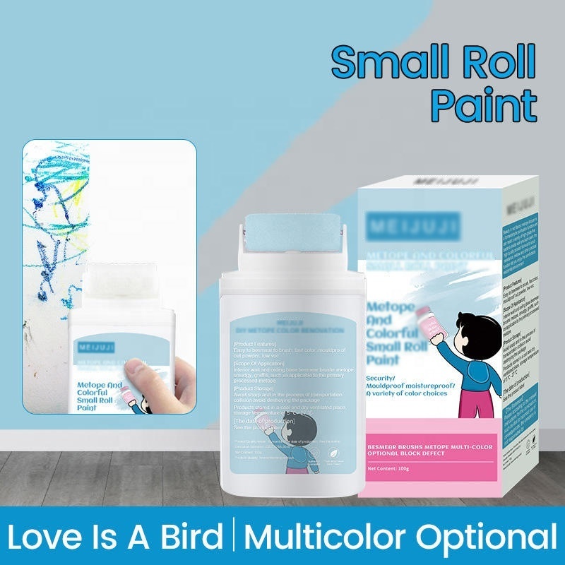 Wholesale Factory Supply High Quality Mini Rolling Brush Drywall Cleaning Paste Non-toxtic Wall Latex Paint Repair Cream