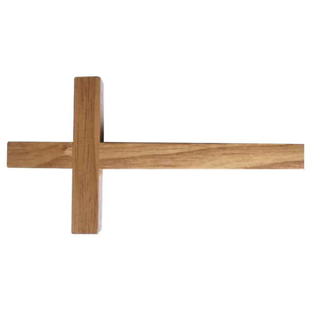 Custom stain color large antique wooden  carving cross