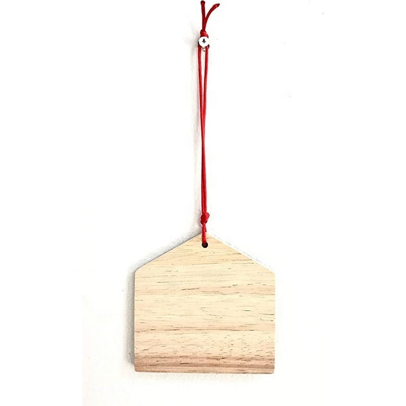 Wholesale Custom Design Blank Wood Hanging Board Wooden Sign Japanese Ema Wishing Wood Hanging Plaque