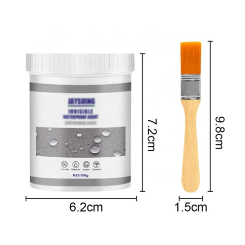 30 100 300 500g Transparent Waterproof Glue Coating Toilet Exterior Wall Roof Leakproof Waterproof Agent Waterproof Coating