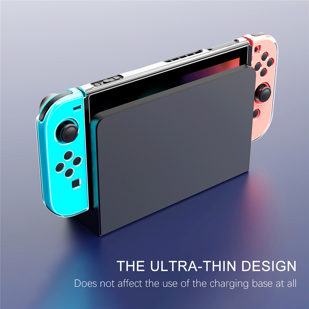 for Nintendo Switch TPU case Ultra Slim Soft Cover Skin Shock-Proof Anti-Scratch Protective Clear Case for Nintendo Switch