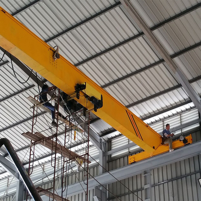 steel bar warehouse single girder overhead crane 20 ton