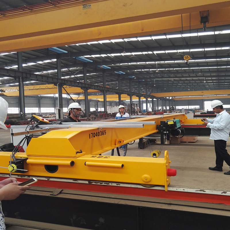 steel bar warehouse single girder overhead crane 20 ton