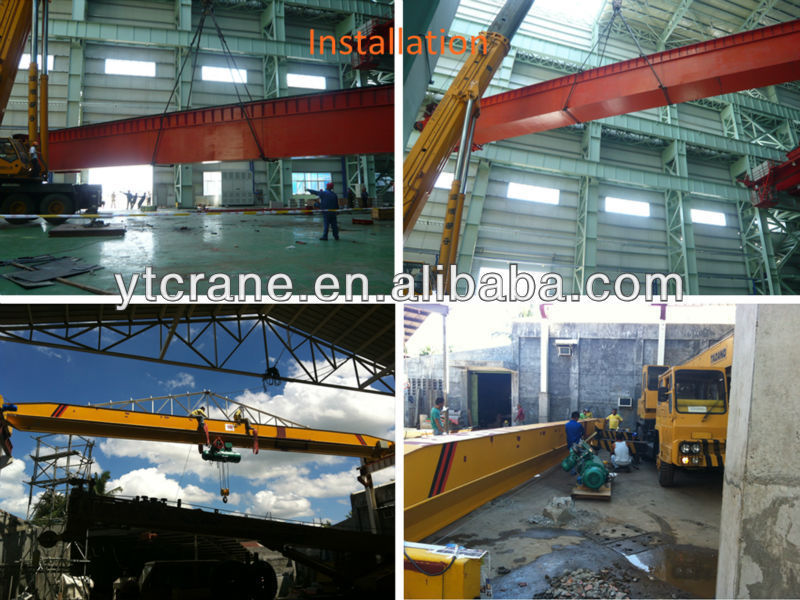 I beam traveling single girder underhung bridge crane