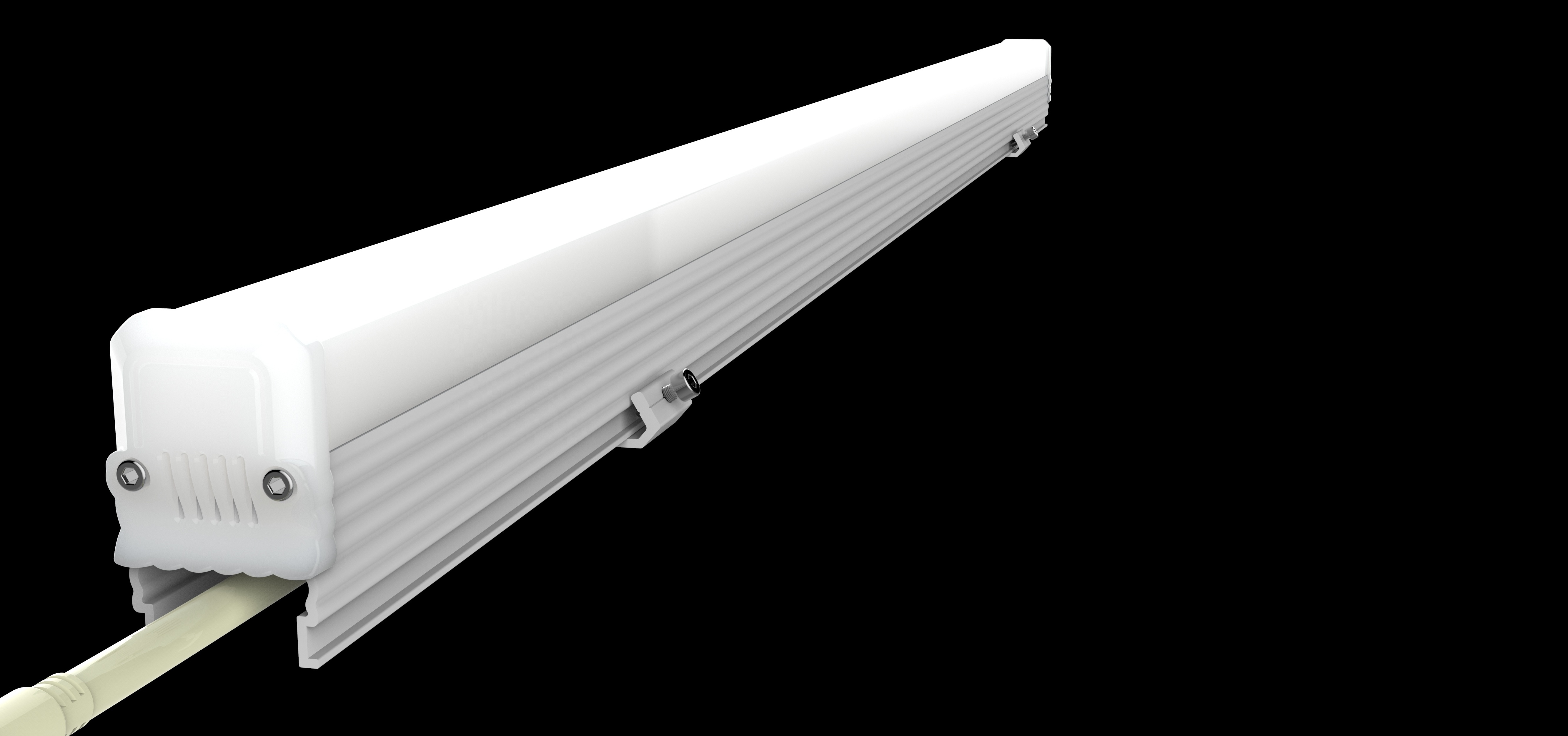 IP66 12W RGB led ceiling linear light For Bridge Facade Lighting linear led inground light