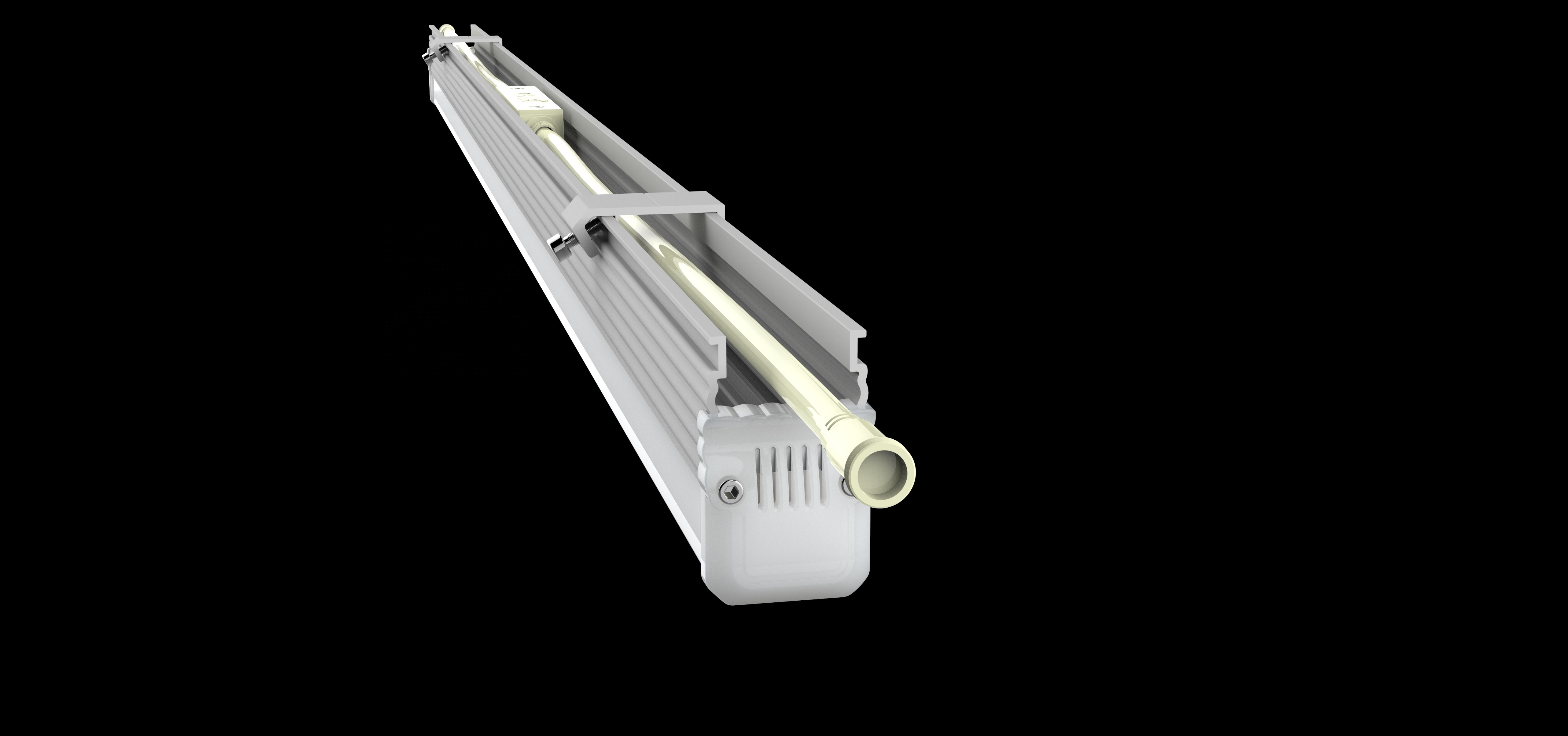 IP66 12W RGB led ceiling linear light For Bridge Facade Lighting linear led inground light