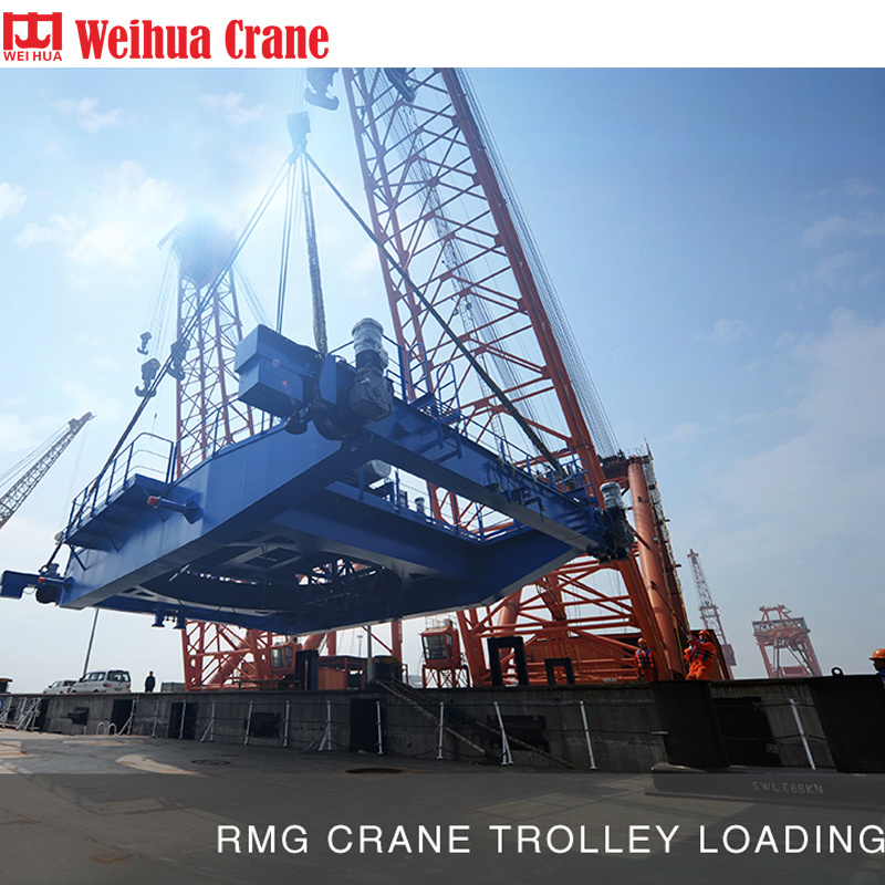 Weihua Mobile Rubber Tyred Container 20t 35t 40t Price 20 Ton Suspension Overhead Gantry Crane And Bridge Gantry Crane