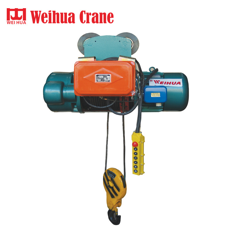 Weihua Crane 3t 5t 10t 15t 20t Controlelectric Wire Rope Remote Control Small Overhead 10 Ton Electric Hoist 12t