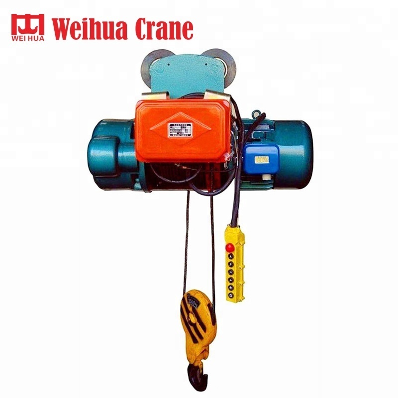 Weihua Crane 3t 5t 10t 15t 20t Controlelectric Wire Rope Remote Control Small Overhead 10 Ton Electric Hoist 12t