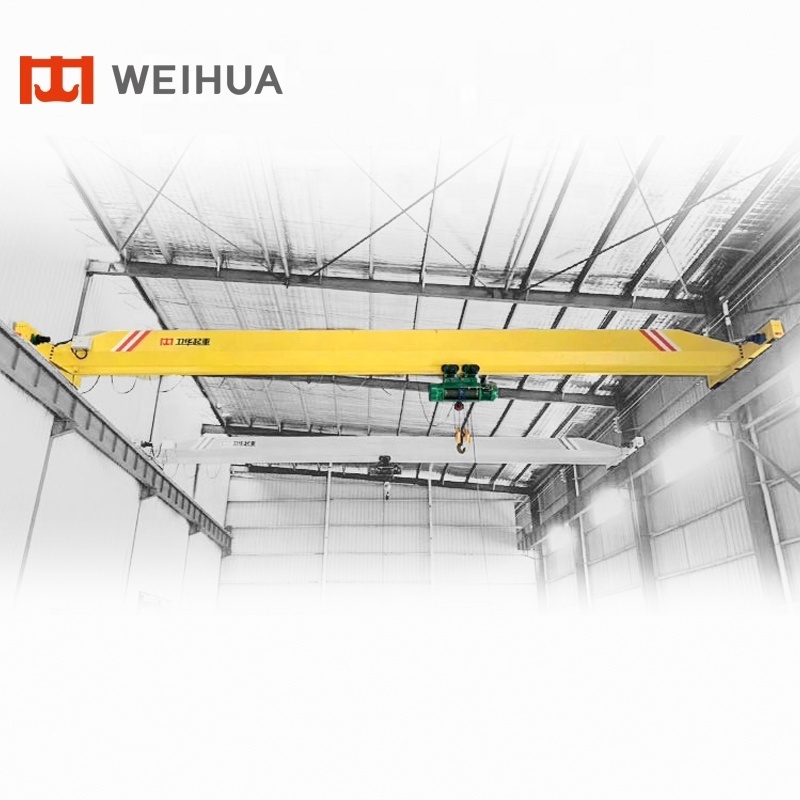 Weihua Factory Direct Supplier Single Girder 10t Hoist Trolley Overhead Traveling Bridge Crane