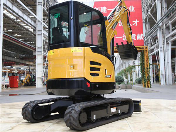 Chinese Sanyi 2.5Ton SY26U Crawler Digger Mini Excavator with Swing Boom