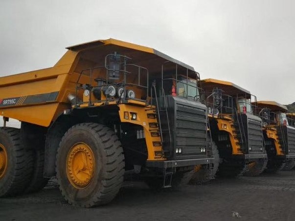 New Coal Mining Truck 95 Ton Mining Articulated Tipper Dump Truck SRT95C Rigid Mining Dump Truck