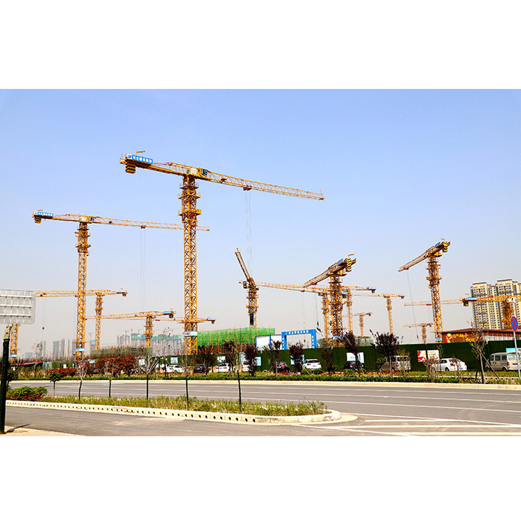 Flat head crane 18ton-2.5ton operating weight hot sale model XGT7528A-18S1 Tower crane