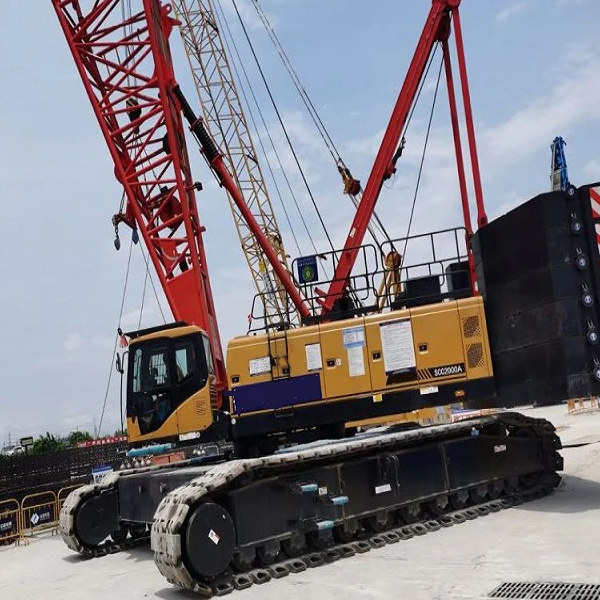 Official Manufacturer SCC8000A Chinese Construction 800 Ton Crawler Crane