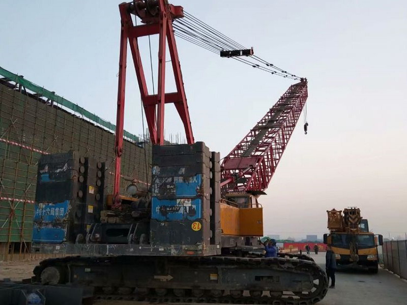 Official Manufacturer SCC8000A Chinese Construction 800 Ton Crawler Crane