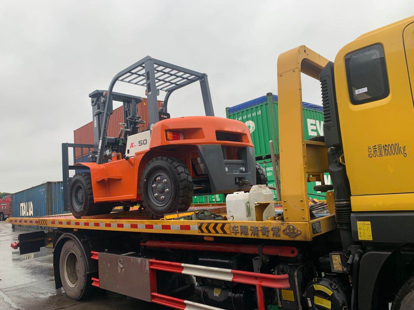 Hot Sale Brand CPCD50 5Ton Diesel Forklift Auction With Clip In Pakistan