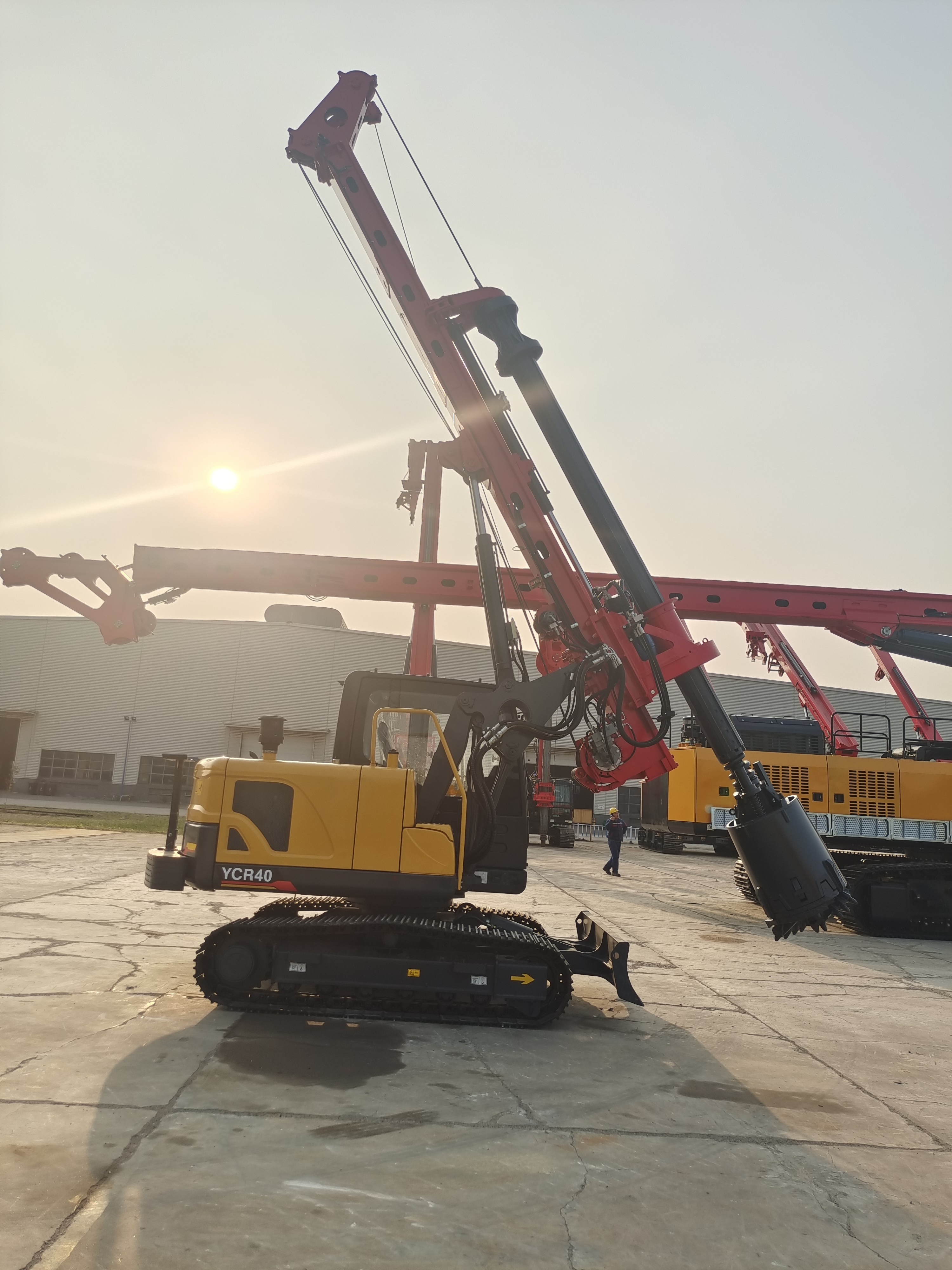 Yuchai Brand YCR-120 35Ton Hydraulic Rotary Drilling Rig Low Price For Sale