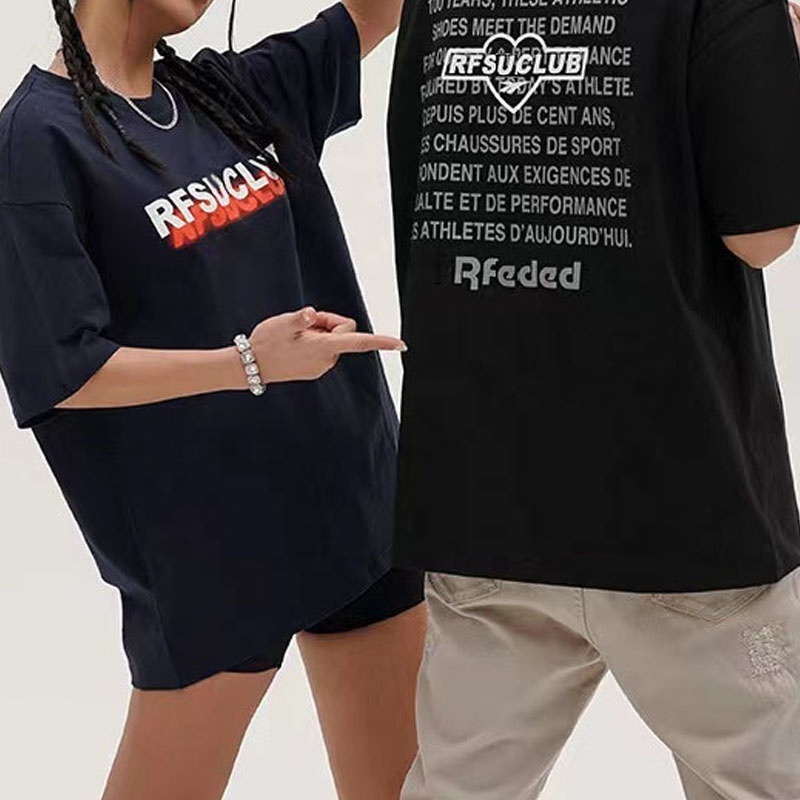 Factory Price Black Navy 100% Cotton Custom Logo Printing Unisex Couple T Shirt Plain Gym Oversized Street Wear T Shirts For Men