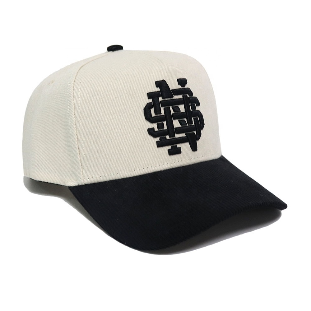 Oem Cheap Custom 5 Panel Men customize Polyester Acrylic Style A Frame caps ,Snap back hats curved Brim Baseball Cap