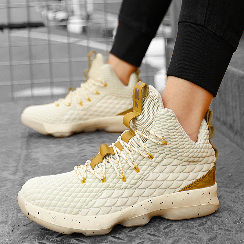 Chinese factory wholesale women's basketball shoes custom cheap anti-slip wear-resistant breathable men's basketball shoes