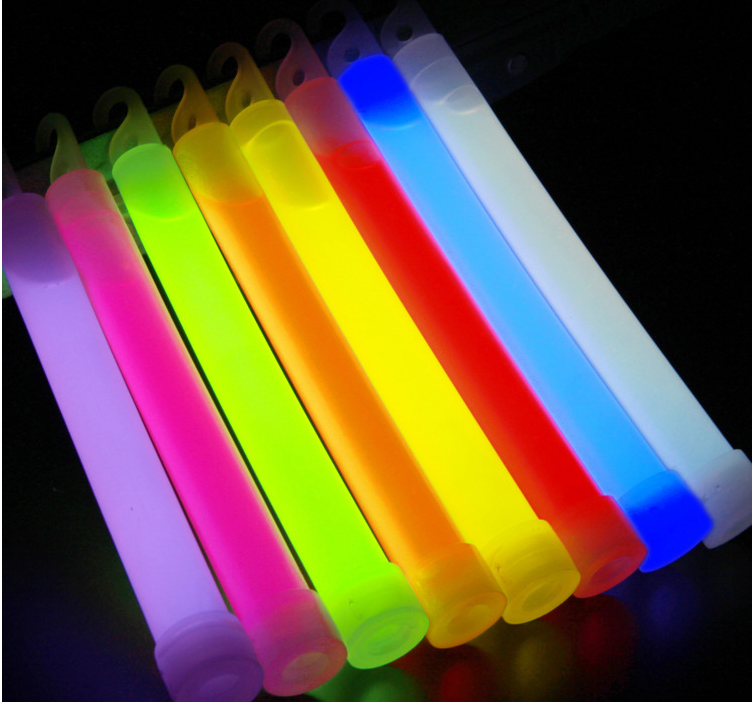 Ultra Bright 6 Inch Large Glow Sticks  Chem Light Sticks with 12 Hour Duration Camping Glow Sticks  Glowsticks for Party