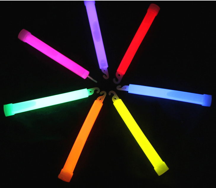 Ultra Bright 6 Inch Large Glow Sticks  Chem Light Sticks with 12 Hour Duration Camping Glow Sticks  Glowsticks for Party