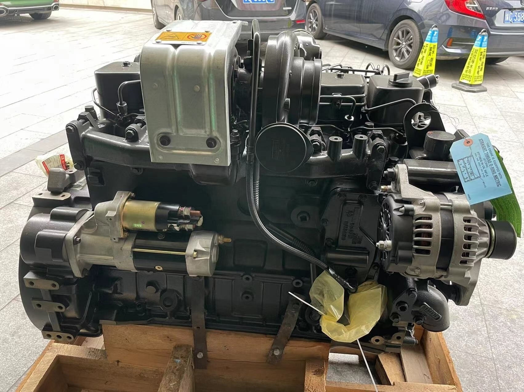 173 HP 129 KW 2200 RPM QSB5.9 complete diesel engine  HL757-7 HL757XTD-7 wheel loader diesel engine assembly