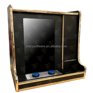 Factory Price 22" Vertical Touch Monitor Wooden Table Top Portable Arcade Game Machine With Lock Link Game