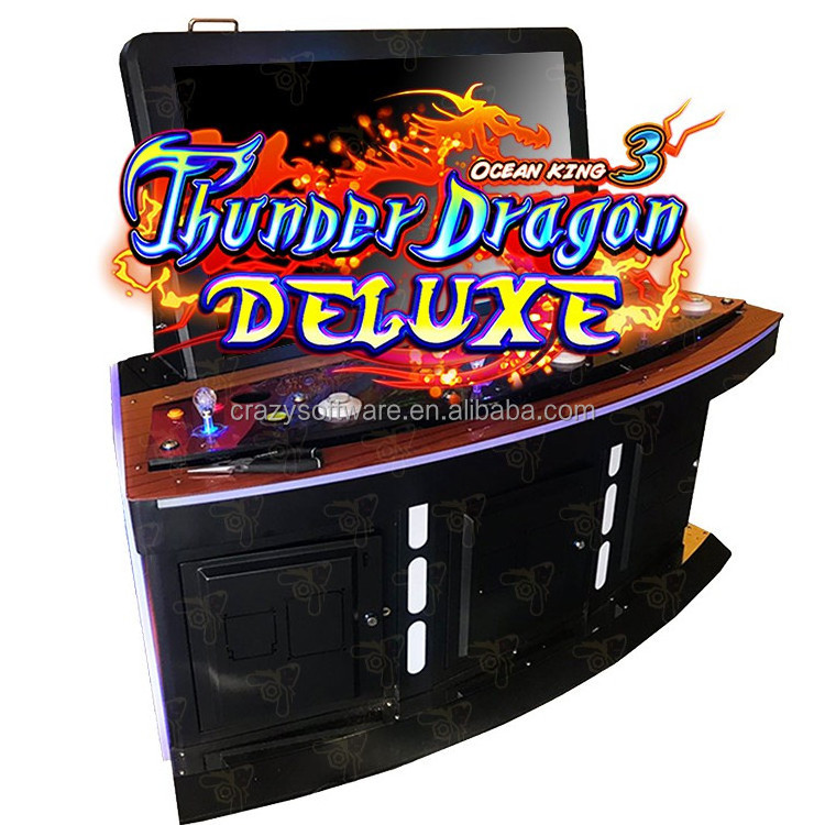 Factory Price High Holding 3 Seater Fish Table Fishing Game Machine Thunder Dragon Deluxe