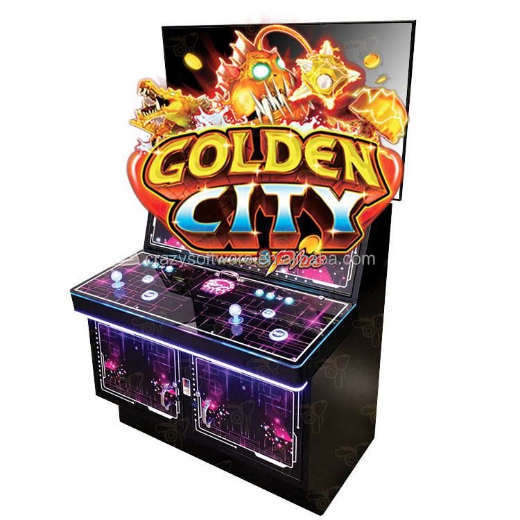 Most Popular 2 Players 55 Inch ScreenFish Game Table Arcade Ocean King 3 Plus Golden City