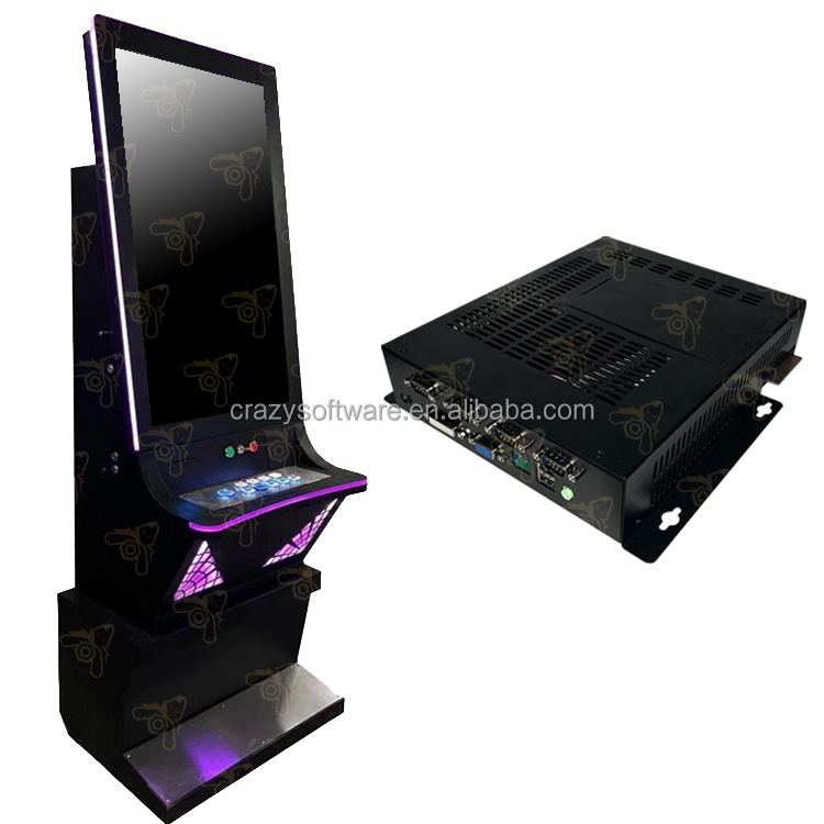 Crazy Software Multi 5 in 1 Table Games 43 Inch Amusement Cabinet USA Skill Nudge Game Machine