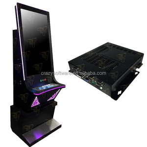 Crazy Software Multi 5 in 1 Table Games 43 Inch Amusement Cabinet USA Skill Nudge Game Machine