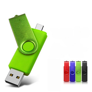 Promotional OTG 2 in 1 usb flash Drive cle USB stick 2.0 3.0 Pendrive 8GB 16GB 32GB 64GB 128GB Portable Thumbdrives Gifts