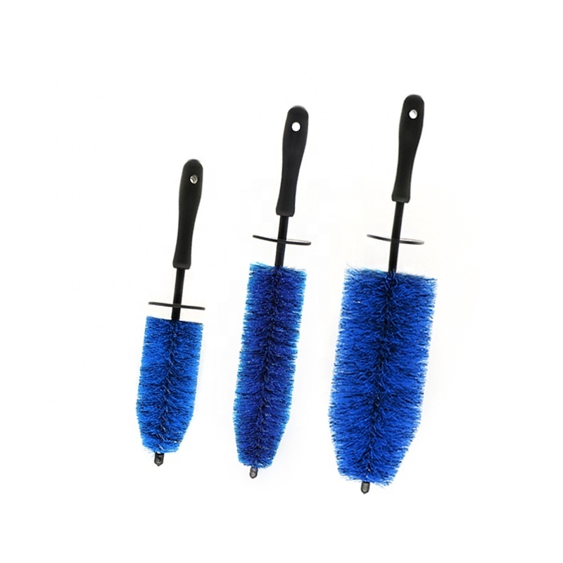 CR Free Logo Print EZ Wheel Brush Car Wash Brush Kit With Long Handle Car Cleaning Brush For Car