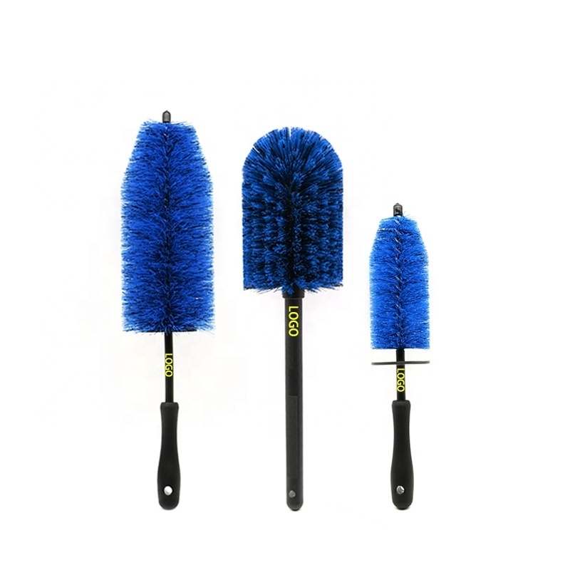 CR Free Logo Print EZ Wheel Brush Car Wash Brush Kit With Long Handle Car Cleaning Brush For Car