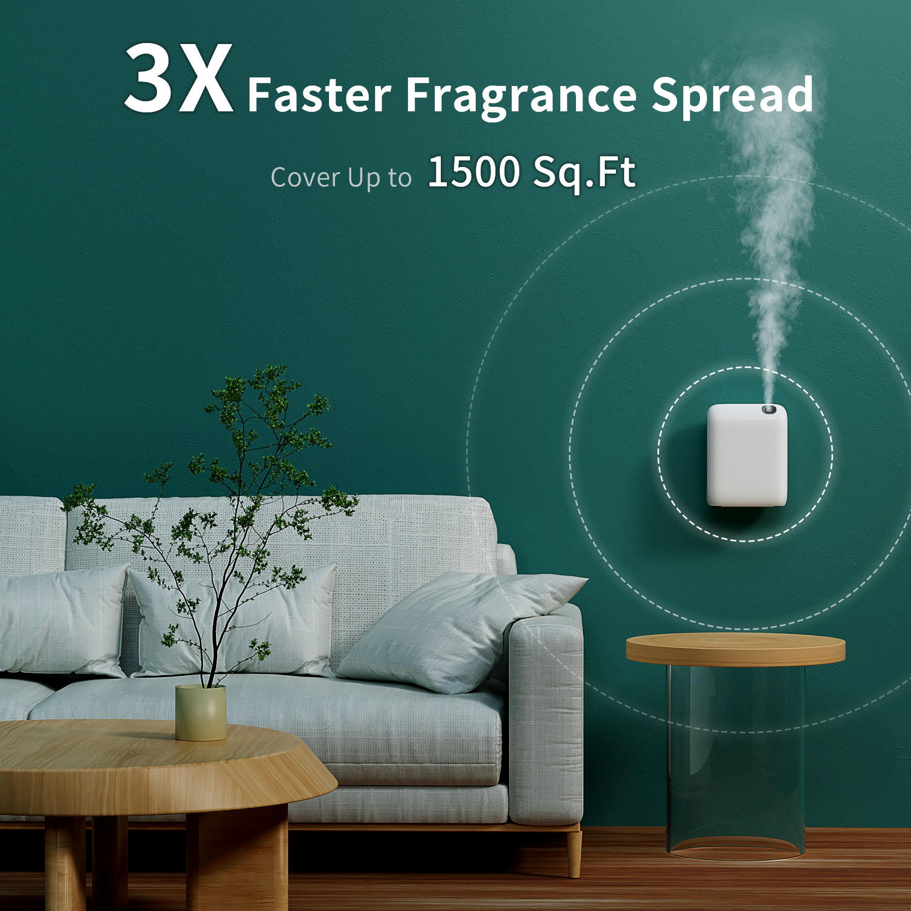 2024 Unique Products Air Purifier PP Plastic Aroma Diffuser Machine Smart Scents Aromatherapy Diffuser Electric Scent Diffuser