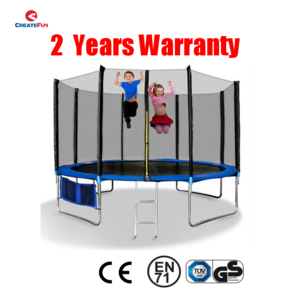 CreateFun zhejiang factory 305cm 366cm 427cm 457cm 488cm jump outdoor round trampoline for kids and adults