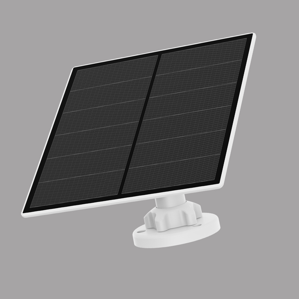 Solar Panel 5W Solar Battery Charger 5V Micro USB Charging For IP Surveillance Camera for Arlo Camera/Eufy Wireless Doorbell