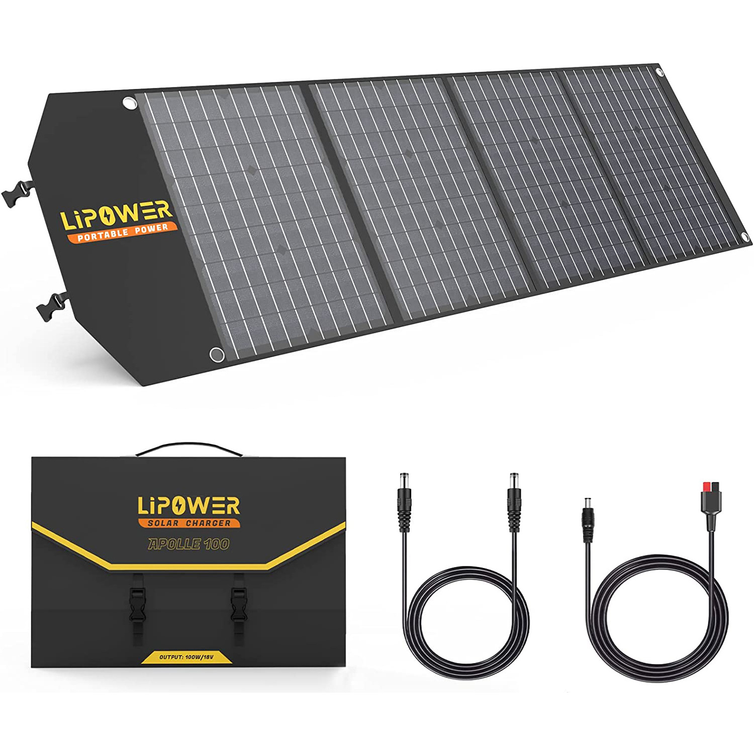 Portable Foldable Solar Panel Mobile Charger 100w Flexible Solar Panels For Laptop