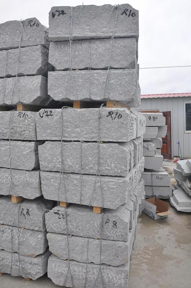 natural granite mushroom stone for wall and street paving stone