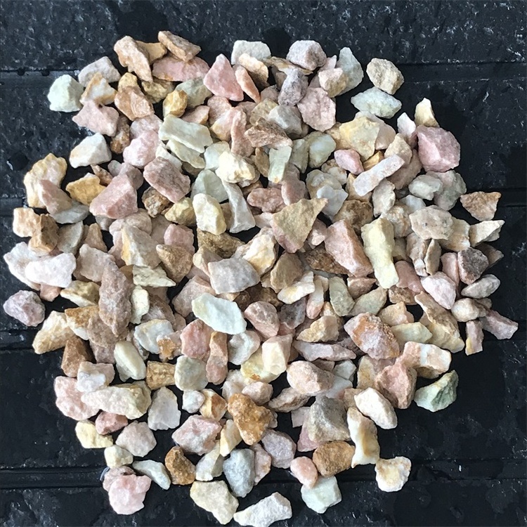 Natural pink gravel garden pebble stone cobblestone