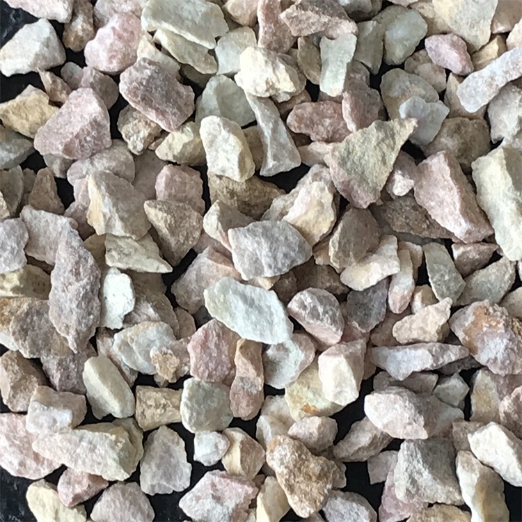 Natural pink gravel garden pebble stone cobblestone